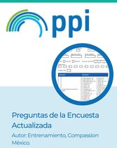 Preguntas de la Encuesta actualizada. Entrenamiento, Compassion México.