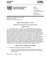 Convención sobre los Derechos del Niño OBSERVACIÓN GENERAL Nº 7 (2005) 