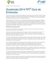 Guatemala PPI Interview Guide (Spanish)