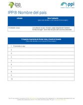Plantilla de Hoja de Revisión de IPP