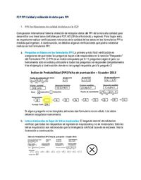 FCP PPI Calidad y validación de datos para PPI
