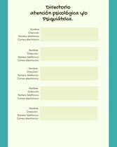 Informados sobre el trauma. Directorio atención psicológica y psiquiátrica.