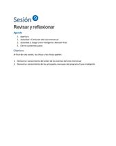 Sesión 9.  Revisar y reflexionar