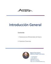 Recurso 1. Introducción general de AWANA